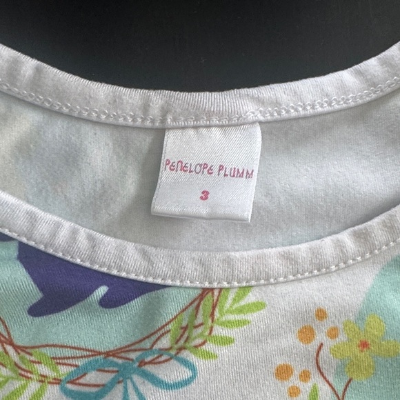 Whimsical Bunny Print Kids Nightgown - Picture 2 of 3